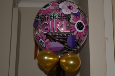 Birthday Girl Bubble Balloon