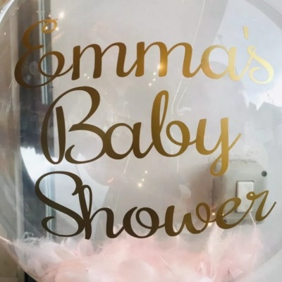 Baby Shower Bubble Balloon Personalised