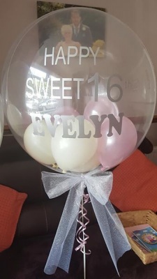 clear Bubble Sweet 16
