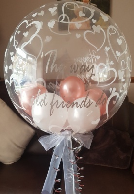 Personalised Bubble Balloon Old Friends