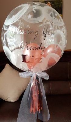 Missing You Personalised Bubble