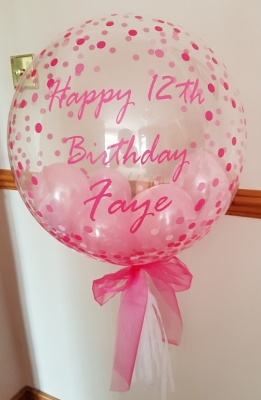 Personalised Bubble Balloon 12th Birthday